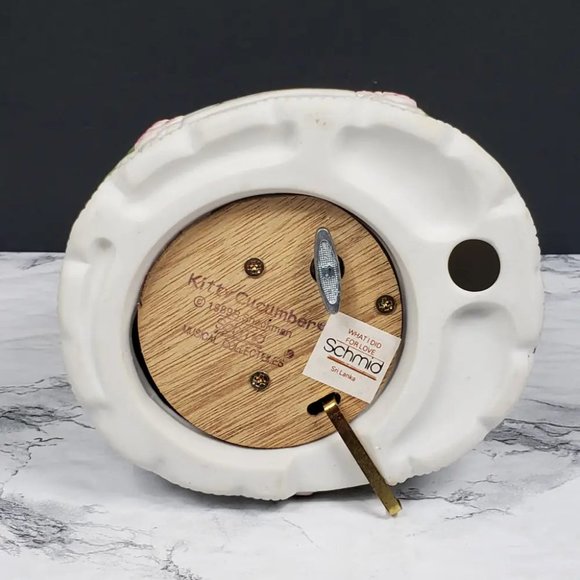 Kitty Cucumber Musical Figurine Schmid The reception Vintage - Picture 8 of 10